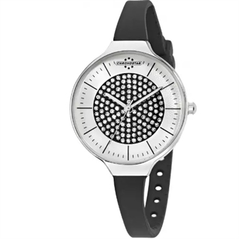 Chronostar Toffee Mat sølv Quartz Pige ur, model R3751248512